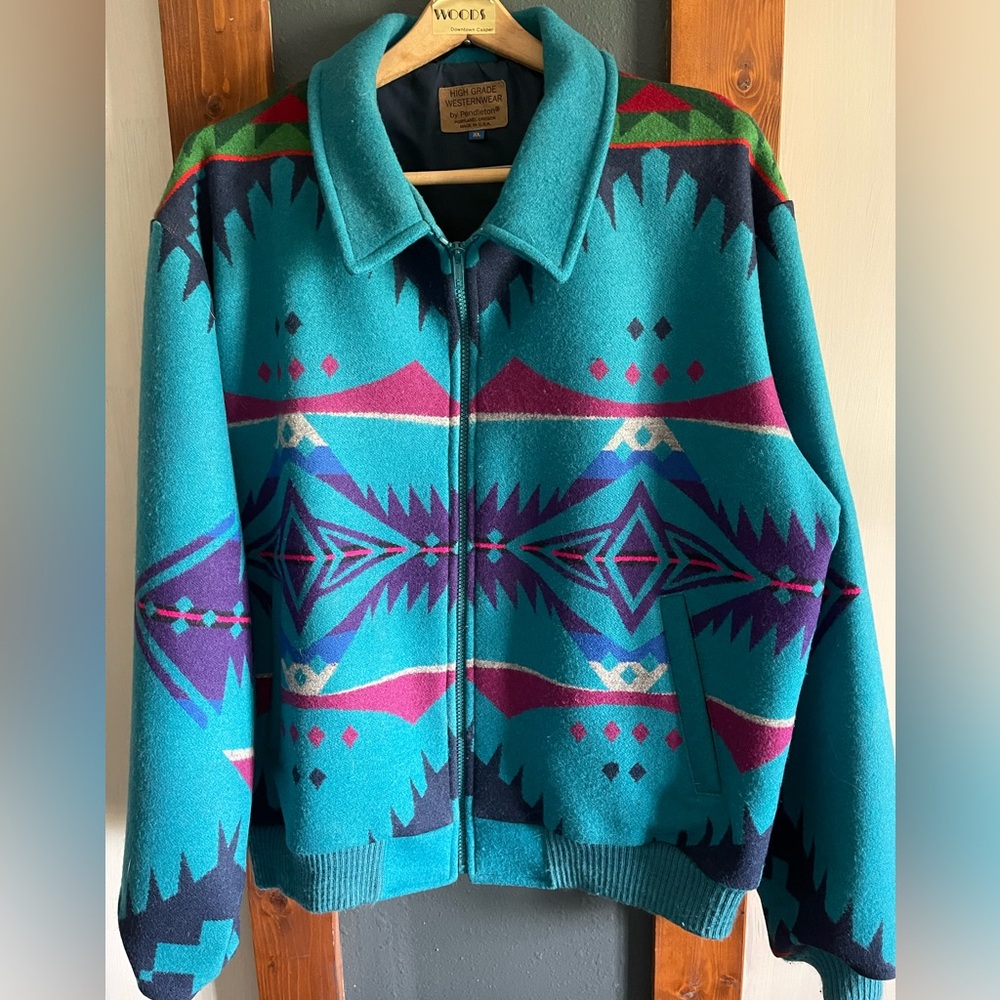 Vintage Aztec Pattern Pendleton Jacket